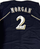 Brewers Outfielder NYJER MORGAN Signed Custom Replica NAVY Jersey AUTO - BAS