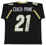 Deion Sanders Signed Colorado Buffaloes "Coach Prime" Jersey (Beckett) NFL HOFer