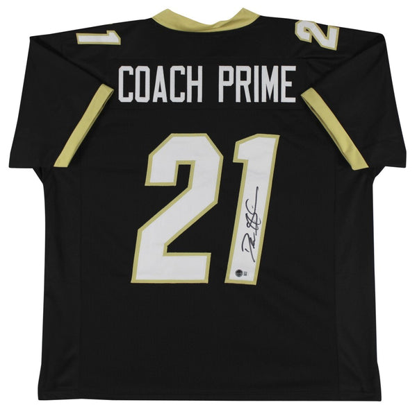 Deion Sanders Signed Colorado Buffaloes "Coach Prime" Jersey (Beckett) NFL HOFer