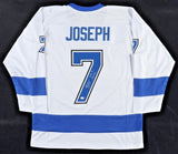 Mathieu Joseph Signed Tampa Bay Lightning Jersey Inscribed 2020 S.C Champs / PSA