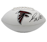 Roddy White Signed Atlanta Falcons Wilson White & Brown NFL Football