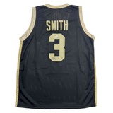 Autographed/Signed Braden Smith Purdue Black College Jersey JSA COA