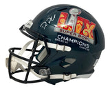 Big Dom DiSandro Signed Philadelphia Eagles FS Super Bowl 59 LIX Replica Helmet