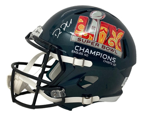 Big Dom DiSandro Signed Philadelphia Eagles FS Super Bowl 59 LIX Replica Helmet