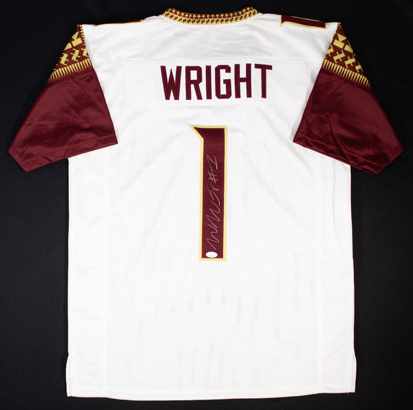 Winston Wright Signed Florida State Seminoles Jersey (JSA COA) FSU Wide Receiver
