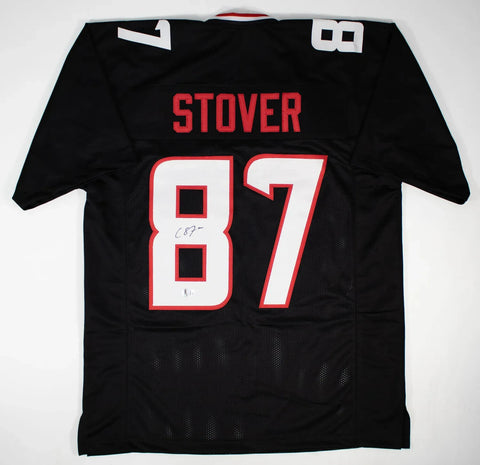 Cade Stover Signed Houston Texans Jersey (Beckett) Ex-Ohio State Buckeye T.E.
