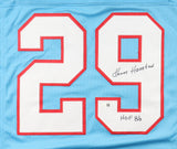 Ken Houston Signed Houston Oilers Jersey Inscribed HOF 86 (JSA) 12xPro Bowl D.B.