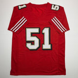 Autographed/Signed Randy Cross San Francisco Red Alternate Jersey JSA COA