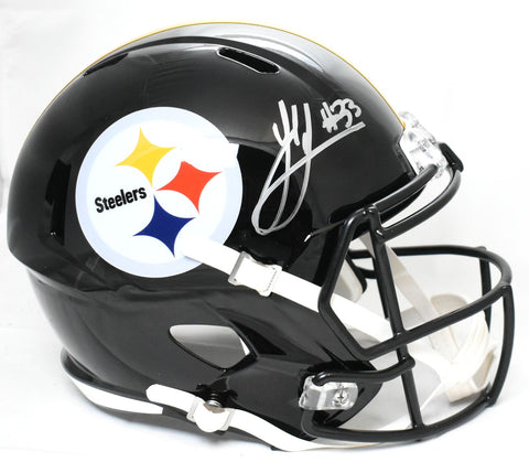 Jack Sawyer Signed Pittsburgh Steelers F/S Speed Helmet - Beckett W Holo *Silver