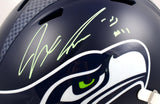 Jaxon Smith-Njigba Autographed Seattle Seahawks F/S Speed Helmet- Fanatics