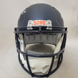 BO NIX SIGNED DENVER BRONCOS F/S 2024 SPEED REPLICA HELMET BECKETT QR