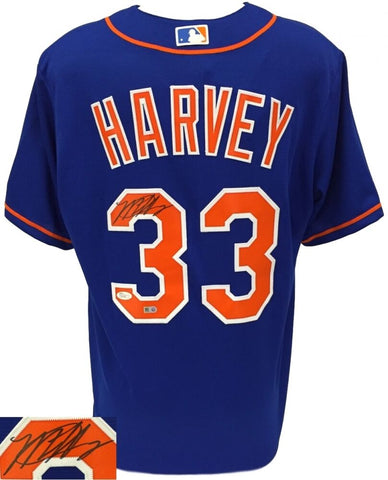 Matt Harvey Signed New York Mets Authentic Majestic Jersey (JSA COA & MLB)