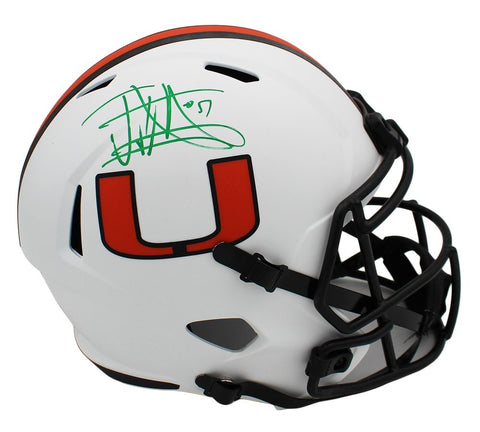 Jonathan Vilma Signed Miami Hurricanes Speed Full Size NCAA Helmet