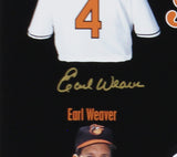 Jim Palmer, Eddie Murray, Earl Weaver Orioles Signed Unframed 16x20 Photo