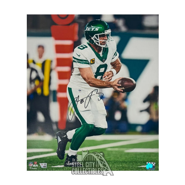 Aaron Rodgers Autographed New York Jets 16x20 Photo - Fanatics (Handoff)