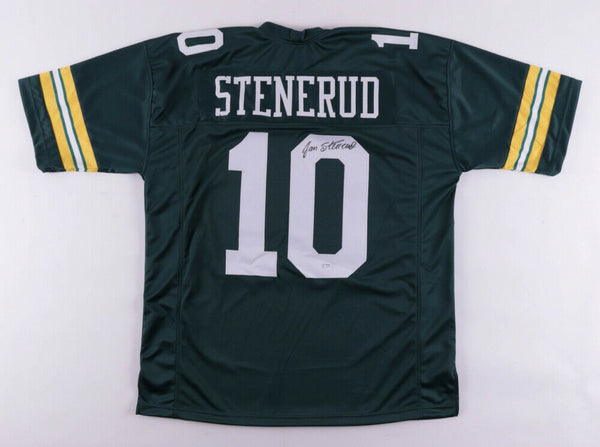 Jan Stenerud Signed Packers Jersey (PSA COA) Green Bay Kicker (1980-1983) H O F