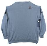 John Daly Signed Match Worn Light Blue Johnstons of Elgin Cashmere Sweater BAS