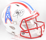 Eddie George Autographed Houston Oilers F/S Speed Authentic Helmet - Fanatics