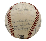 Mickey Mantle, Pee Wee Reese Multi-Signed Spalding MLB Baseball 23 Sigs -JSA LOA