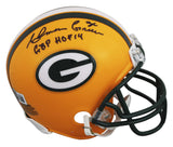 Packers Ahman Green "GBP HOF 14" Signed VSR4 Rep Mini Helmet W/ Case BAS 1