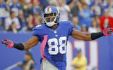 Hakeem Nicks Signed New York Giants Jersey (Beckett) Ex-U.N.C. Wide Receiver