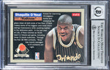Magic Shaquille O'Neal Signed 1992 Ultra Rejectors #4 RC Card Auto 10! BAS Slab