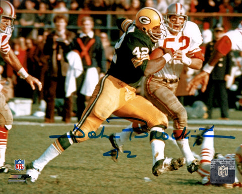 Packers Hall of Famer JOHN BROCKINGTON Signed 8x10 Photo #5 AUTO ~ 1971 ROY