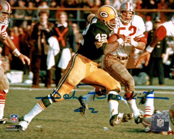 Packers Hall of Famer JOHN BROCKINGTON Signed 8x10 Photo #5 AUTO ~ 1971 ROY