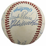 500 HR Club (12) Mantle, Aaron, Mays, Williams Signed OAL Baseball JSA #XX38267