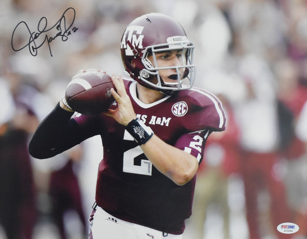 Johnny Manzel Signed/Autographed 11x14 Photo Texas A&M PSA/DNA 213904