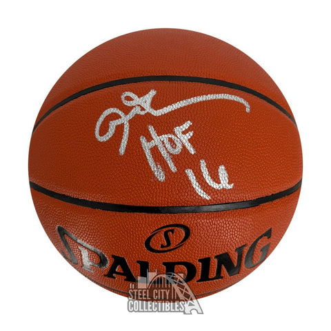 Allen Iverson HOF 16 Autographed Spalding Basketball - Fanatics