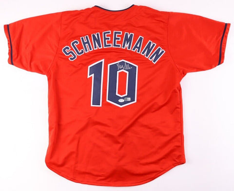 Daniel Schneemann Signed Cleveland Guardians Jersey (Beckett) 2025 Rookie / Inf.