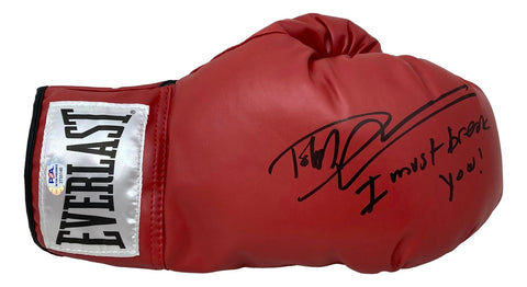 Dolph Lundgren Signed Everlast Boxing Glove I Must Break You Inscribed PSA ITP