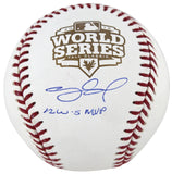 Giants Pablo Sandoval "12 WS MVP" Signed 2012 WS Logo Oml Baseball BAS Witnessed