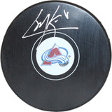 Cale Makar Autographed/Signed Colorado Avalanche Puck Beckett 40213
