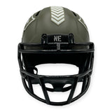 Tedy Bruschi Signed Autographed Patriots STS Mini Helmet w/ "3x SB Champ" JSA