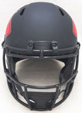 Joe Montana Autographed Chiefs Eclipse Black Full Size Helmet Beckett Y11606