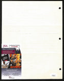 Biggie Munn HOF Michigan State Head Coach Signed/Auto Contract JSA BA199664