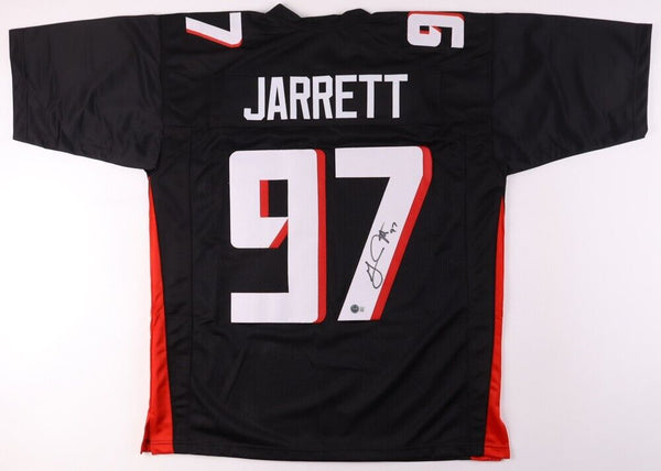 Grady Jarrett Signed Atlanta Falcons Jersey (Beckett) 2xPro Bowl Defensive End