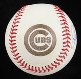 Joe Maddon Signed 2016 World Series Logo Baseball (Beckett) Chicago Cubs Manager