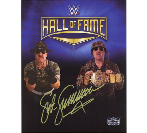 Sgt. Slaughter Signed Wrestling Unframed 8x10 Hall of Fame Photo