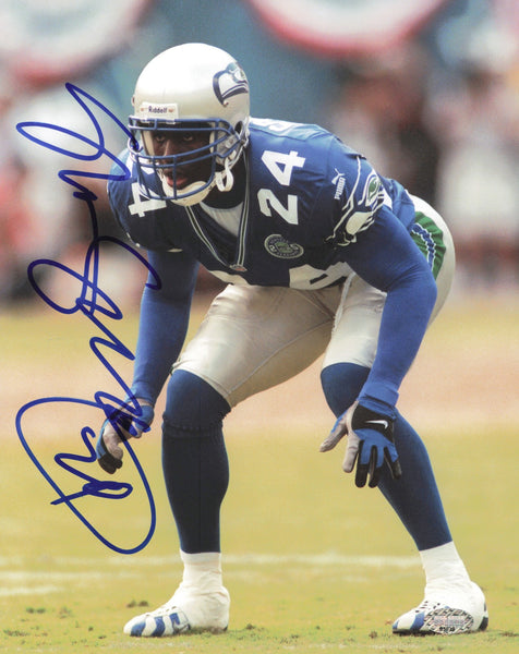 Shawn Springs Autographed Signed 8x10 Photo Seattle Seahawks MCS Holo #63039
