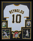 FRAMED PITTSBURGH PIRATES BRYAN REYNOLDS AUTOGRAPHED SIGNED JERSEY BECKETT HOLO