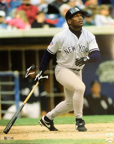 NY Yankees Hall of Famer TIM RAINES Signed 16x20 Action photo #1 AUTO - JSA