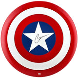 Chris Evans Autographed Marvel Legends Captain America 80th Anniversary Shield
