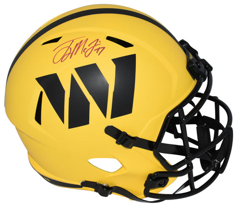 TERRY McLAURIN SIGNED WASHINGTON COMMANDERS RAVE FULL SIZE HELMET BECKETT