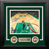 Sam Hauser Rim Cam Boston Celtics Autographed 8x10 Framed Photo JSA PSA Pass