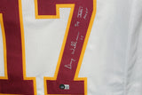 Doug Williams Autographed Pro Style white XL Jersey SB MVP Beckett 35535