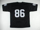 Mervyn Fernandez Signed Raiders Jersey Inscribed "Just Win Baby" (Beckett COA)