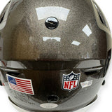 Tom Brady & Rob Gronkowski Signed Autographed Authentic Flex Helmet Fanatics JSA